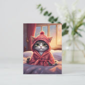 Genesungsgrüße einer kleinen Katze 2 ポストカード (スタンド正面)