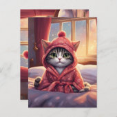 Genesungsgrüße einer kleinen Katze 2 ポストカード (正面/裏面)