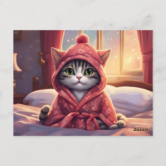 Genesungsgrüße einer kleinen Katze 2 ポストカード (裏面)