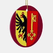 Geneva*のスイス連邦共和国のクリスマスのオーナメント セラミックオーナメント (右)