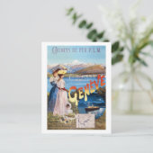 Geneva Switzerland Vintage Poster 1890 ポストカード (スタンド正面)