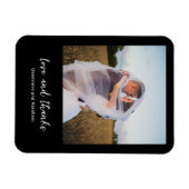 Genevieve Black モダン Photo結婚's マグネット (横)