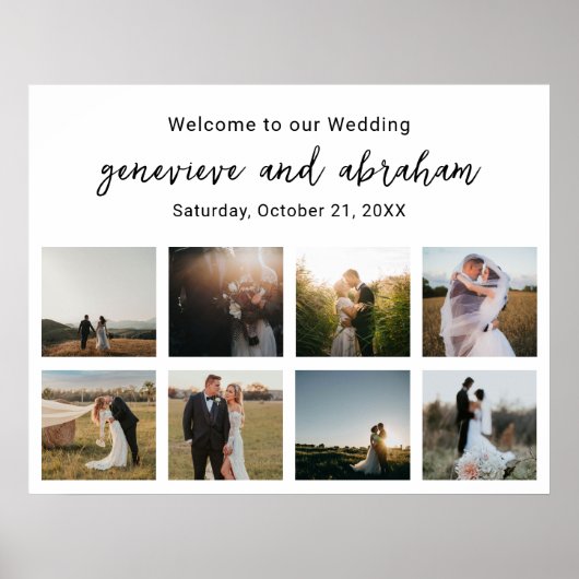 Genevieve Black and White モダン Photo結婚's ポスター (正面)