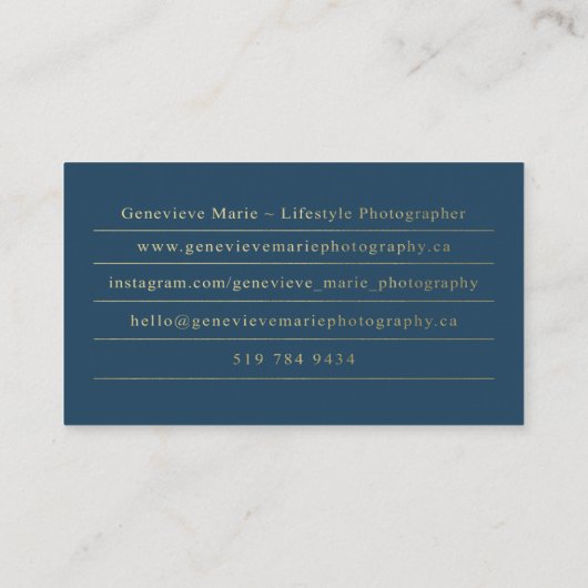 Genevieve Marieの名刺 名刺 (裏面)