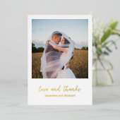 Genevieve Photoモダン結婚's 箔招待状 (立ち正面)