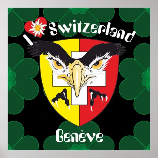 Genf / Geneve Schweiz Suisse Svizzeraポスター ポスター (正面)
