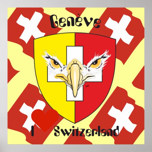 Genf / Geneve Schweiz Suisse Svizzeraポスター ポスター (正面)
