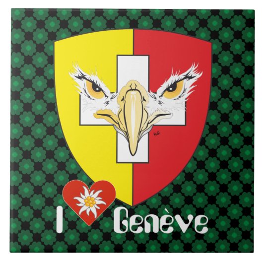 Genf / Genève Schweiz Suisse Svizzera Fliese タイル (正面)