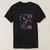 Gengar Haunted Night Illustration Tシャツ (デザイン正面)