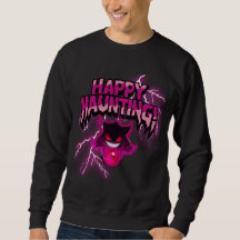 Gengar Shadow Pokemon "Happy狩り" Tシャツ，フード