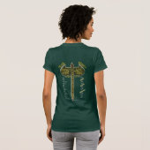 Genghis 「Kahn-tagious」旅行(女性の暗闇) Tシャツ (裏面フル)