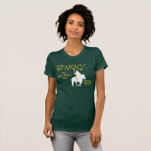 Genghis 「Kahn-tagious」旅行(女性の暗闇) Tシャツ (正面フル)
