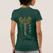 Genghis 「Kahn-tagious」旅行(女性の暗闇) Tシャツ (裏面)