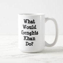Genghis Khanのコーヒー・マグ