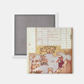 Genghis Khanは集会に向かって演説する マグネット (正面/裏面)