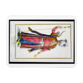 Genghis Khan (c.1162-1227)、『レセイル・デ・エスタム』より マグネット (横)