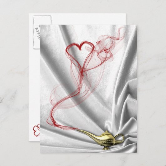 Genie Lamp with Data Smoke – はがき (正面/裏面)