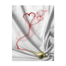 Genie Lamp with Data Smoke – はがき