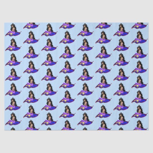 Genie Magic Carpet Lamp Blue Sky 薄葉紙 (正面)