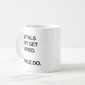 GENITALS DON'T GET MARRIED. PEOPLE DO.png コーヒーマグカップ (正面左)
