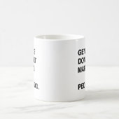 GENITALS DON'T GET MARRIED. PEOPLE DO.png コーヒーマグカップ (中央)