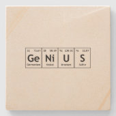 GeNiUS化学周期表語要素 ストーンコースター (正面)