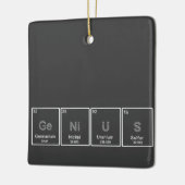 GeNiUS周期テーブル要素オーナメント セラミックオーナメント (左)