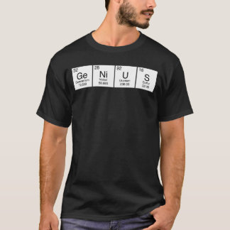 GeNiUS周期表頭字語 Tシャツ