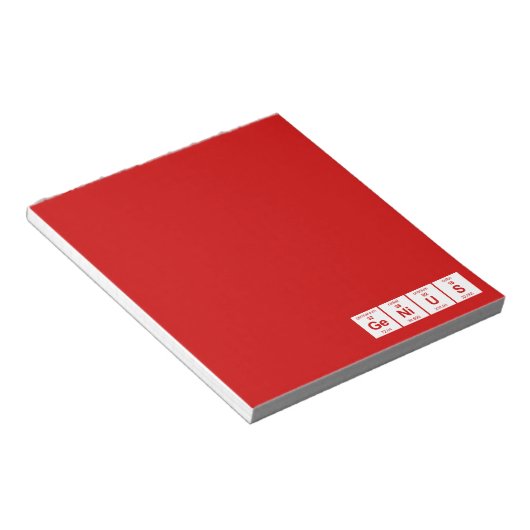 GeNiUS周期表 ノートパッド (アングル)