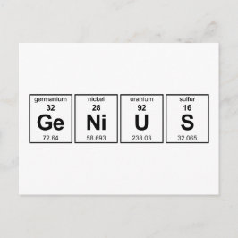 GeNiUS周期表 ポストカード