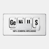 GENiUS周期表 – 科学おもしろいデザイン デスクマット (キーボード&マウス)