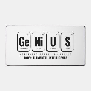 GENiUS周期表 – 科学おもしろいデザイン デスクマット