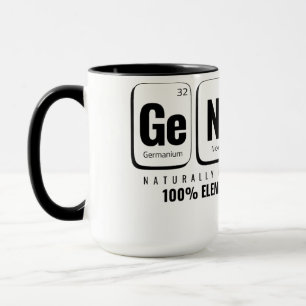 GENiUS周期表 – 科学おもしろいデザイン マグカップ