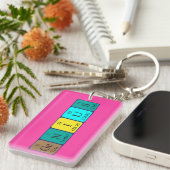 Genius定期テーブル名のキーリング キーホルダー (正面右)