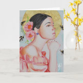 Genius フェミニン Greeting Card #2 カード (黄色い花)