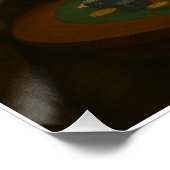 「Genius at the Card Table」ポスター ポスター (コーナー)