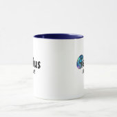 Genius at work, Customizable Text Office Mug マグカップ (中央)