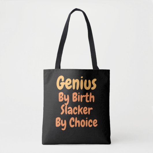 Genius By誕生スラッカーバイチョイス トートバッグ (正面)