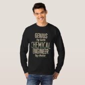 Genius Chemical Engineerエンジニアリング Tシャツ (正面フル)