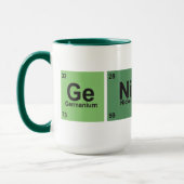 Genius Cup. Periodic table of elements. マグカップ (左)