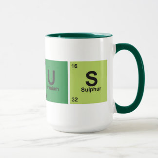 Genius Cup. Periodic table of elements. マグカップ