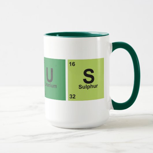 Genius Cup. Periodic table of elements. マグカップ (右)