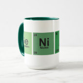 Genius Cup. Periodic table of elements. マグカップ (正面左)