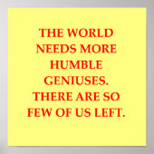 genius joke ポスター (正面)