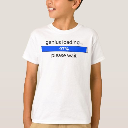 Genius Loading Kids Ringer T Tシャツ (正面)