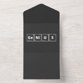 Genius - Periodic Table オールインワン招待状 (内側)
