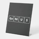 Genius - Periodic Table 台座サイン (正面)