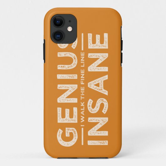 GENIUS VS IN狂ったカスタムIPhoneケース Case-Mate iPhoneケース (裏面)