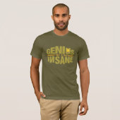 GENIUS VS IN狂ったシャツ – スタイルとカラーを選択 Tシャツ (正面フル)