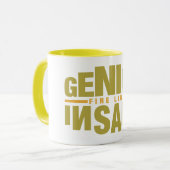 GENIUS VS IN狂ったマグカップ – スタイルとカラーの選択 マグカップ (正面左)